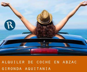 alquiler de coche en Abzac (Gironda, Aquitania)