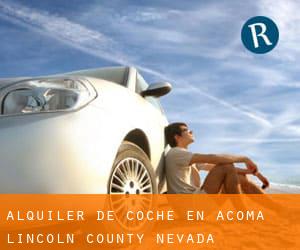 alquiler de coche en Acoma (Lincoln County, Nevada)