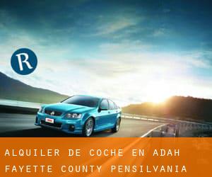 alquiler de coche en Adah (Fayette County, Pensilvania)