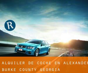 alquiler de coche en Alexander (Burke County, Georgia)