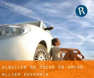 alquiler de coche en Arcon (Allier, Auvernia)