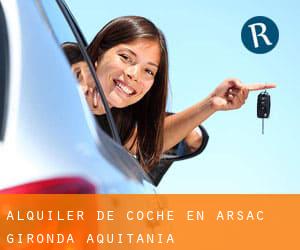 alquiler de coche en Arsac (Gironda, Aquitania)