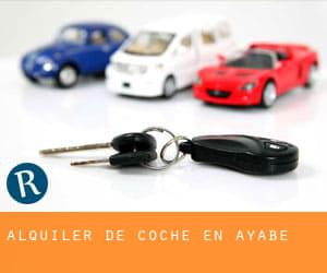 alquiler de coche en Ayabe