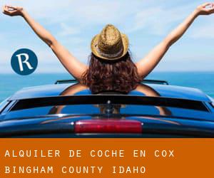 alquiler de coche en Cox (Bingham County, Idaho)