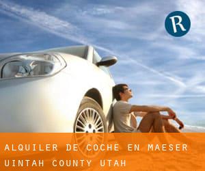 alquiler de coche en Maeser (Uintah County, Utah)