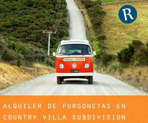 Alquiler de Furgonetas en Country Villa Subdivision