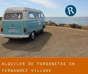 Alquiler de Furgonetas en Fernandez Village