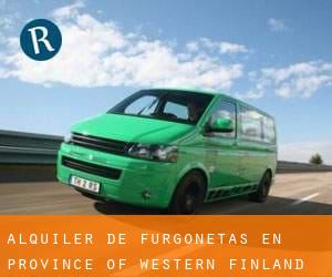 Alquiler de Furgonetas en Province of Western Finland
