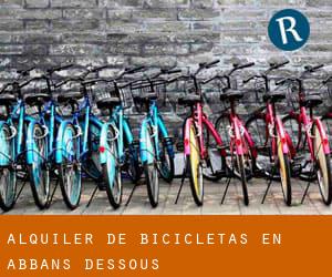 Alquiler de Bicicletas en Abbans-Dessous