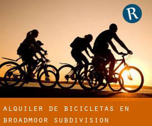 Alquiler de Bicicletas en Broadmoor Subdivision