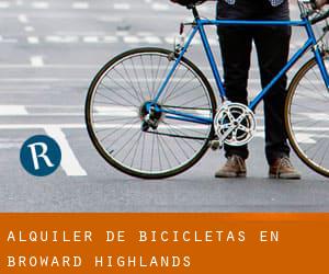 Alquiler de Bicicletas en Broward Highlands
