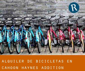 Alquiler de Bicicletas en Cahoon Haynes Addition
