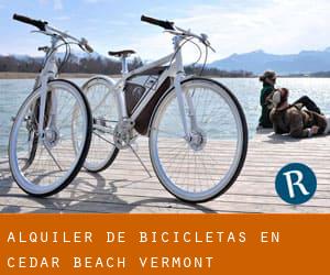 Alquiler de Bicicletas en Cedar Beach (Vermont)