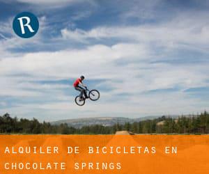 Alquiler de Bicicletas en Chocolate Springs