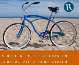 Alquiler de Bicicletas en Country Villa Subdivision