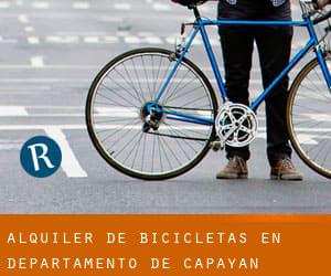 Alquiler de Bicicletas en Departamento de Capayán