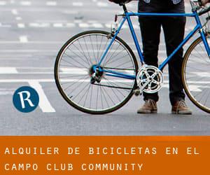 Alquiler de Bicicletas en El Campo Club Community