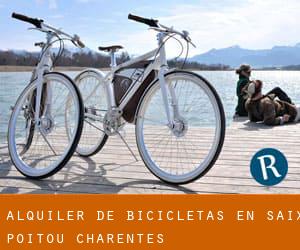 Alquiler de Bicicletas en Saix (Poitou-Charentes)