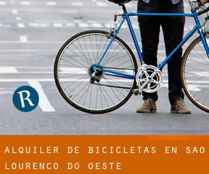 Alquiler de Bicicletas en São Lourenço do Oeste
