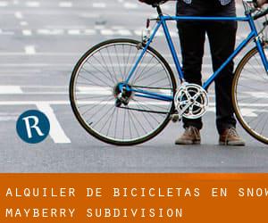 Alquiler de Bicicletas en Snow Mayberry Subdivision