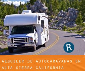 Alquiler de Autocaravanas en Alta Sierra (California)
