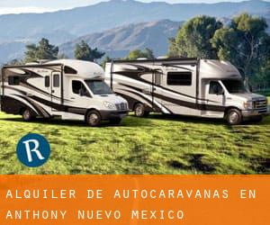 Alquiler de Autocaravanas en Anthony (Nuevo México)