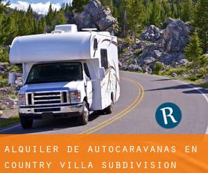 Alquiler de Autocaravanas en Country Villa Subdivision