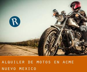 Alquiler de Motos en Acme (Nuevo México)