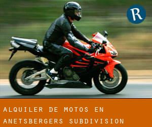 Alquiler de Motos en Anetsberger's Subdivision