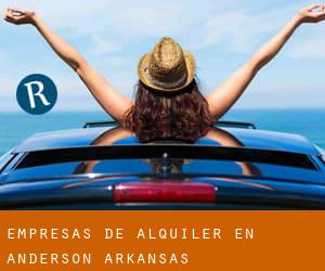 Empresas de Alquiler en Anderson (Arkansas)