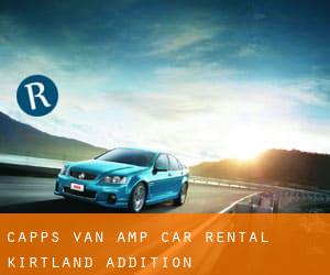 Capps Van & Car Rental (Kirtland Addition)